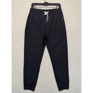 Cove USA Mens 30x28 Black Stretch Jogger Pants Drawstring Athletic Casual